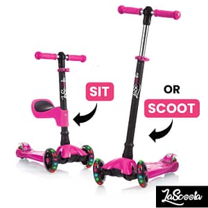 Lascoota 2-in-1 kick scooter