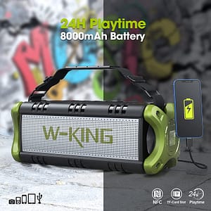 W-King D8 - affordable Bluetooth speakers