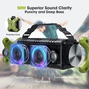 W-King D8 - loud portable speakers